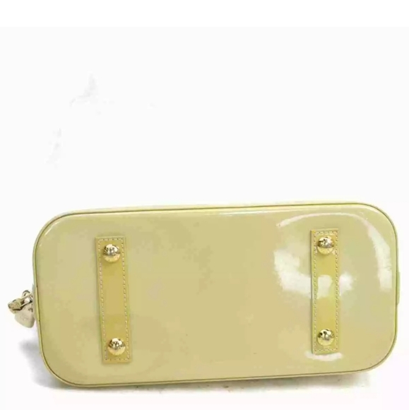 SOLD Louis Vuitton Hand Bag Alma PM Yellows Vernis - Picture 4 of 9